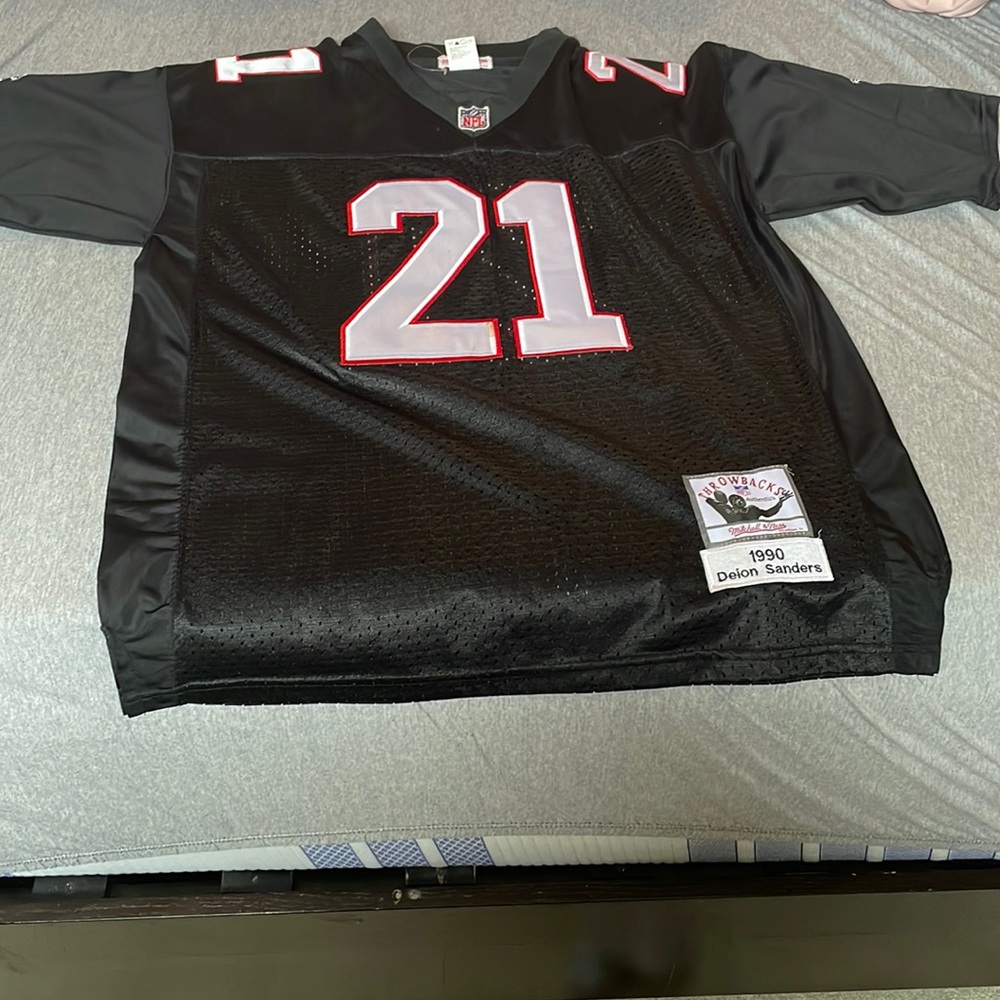 Mitchell & Ness throwback Deion Sanders 1990 Atlanta Falcons